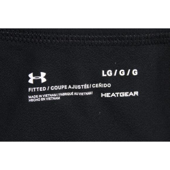 Under Armour Women's Heat Gear Black Loose Fit Reflective Running Shorts L NEW - Picture 6 of 8